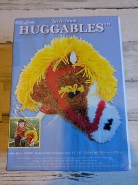 Vintage Latch Hook Huggables Hobby Horse Craft Kit by MCG Textiles 36300